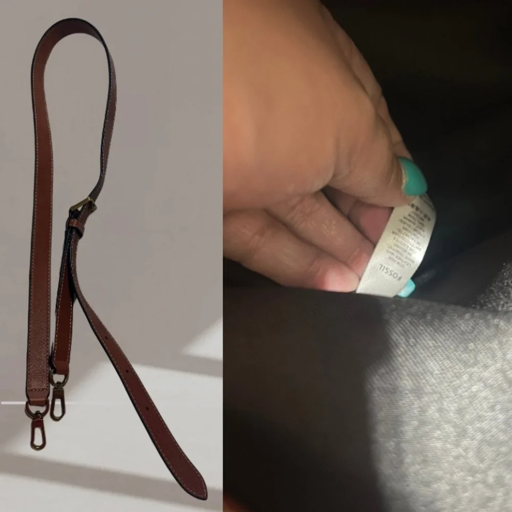 Fossil Carmen Brown Leather Tote Bag - Picture 5 of 6